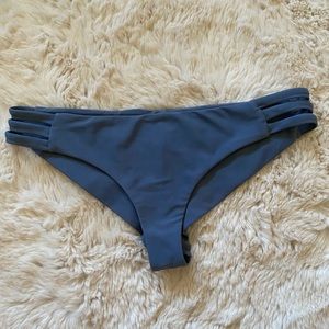 blue/gray bikini bottom